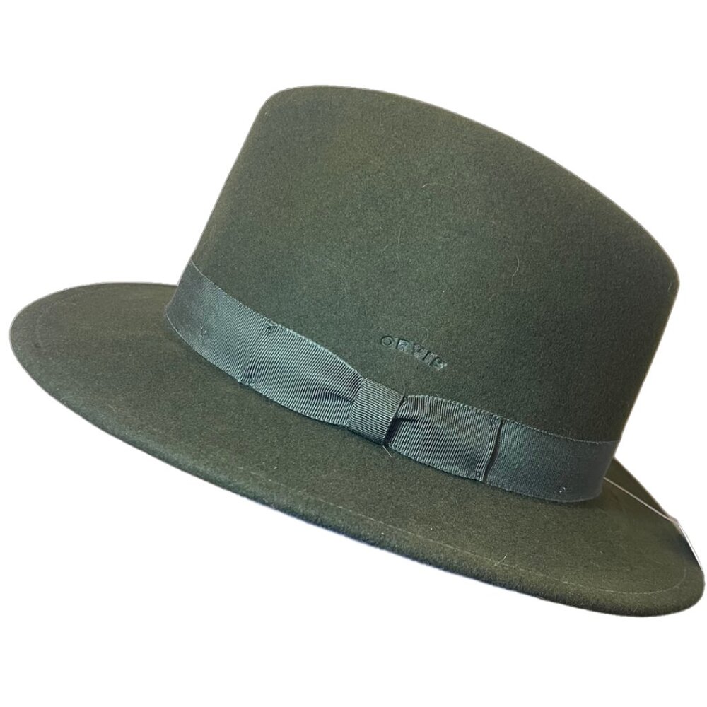 Orvis Matters 100% Wool Forest Green Fedora Hat
